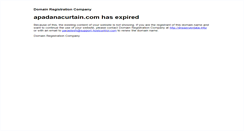 Desktop Screenshot of apadanacurtain.com